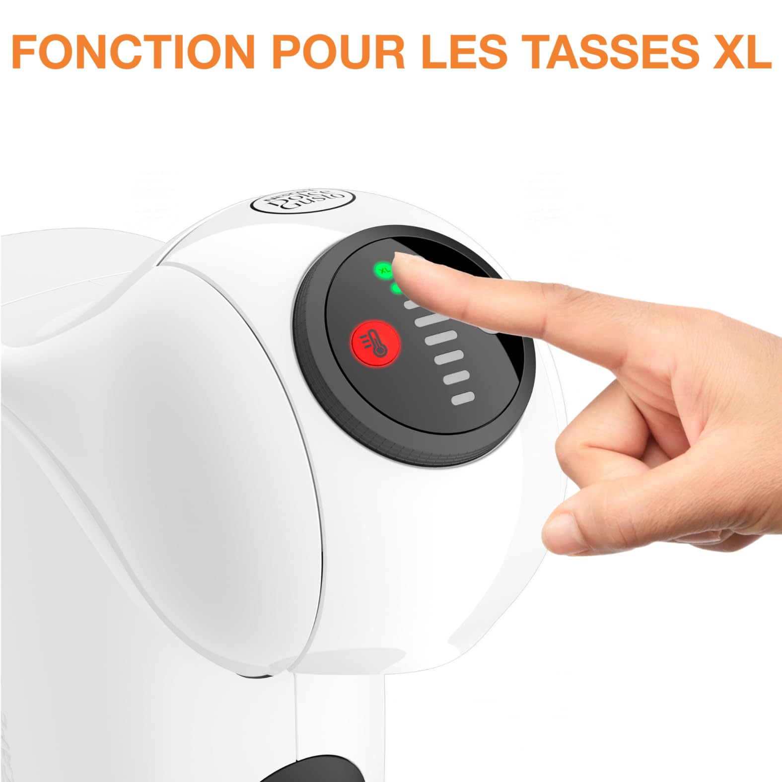 Machine à Café Genio S Blanche KP243110 – Capsules | Valerix