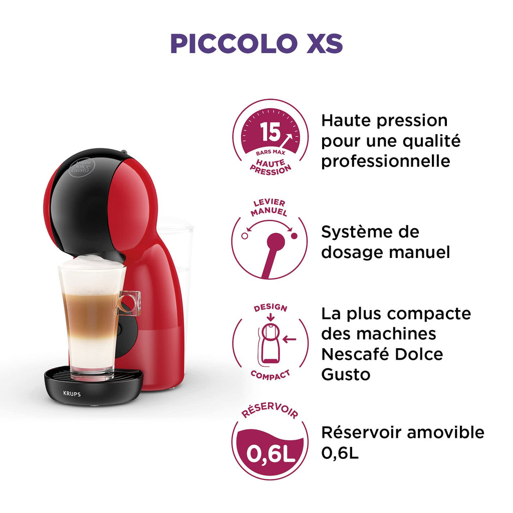 Machine à Café Piccolo XS Rouge KP1A3510 – 15 Bars | Valerix
