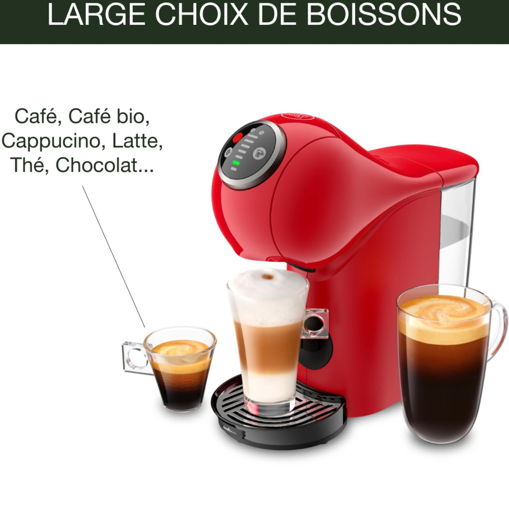 Machine à Café Genio S Plus Rouge KP340510 – 15 Bars | Valerix