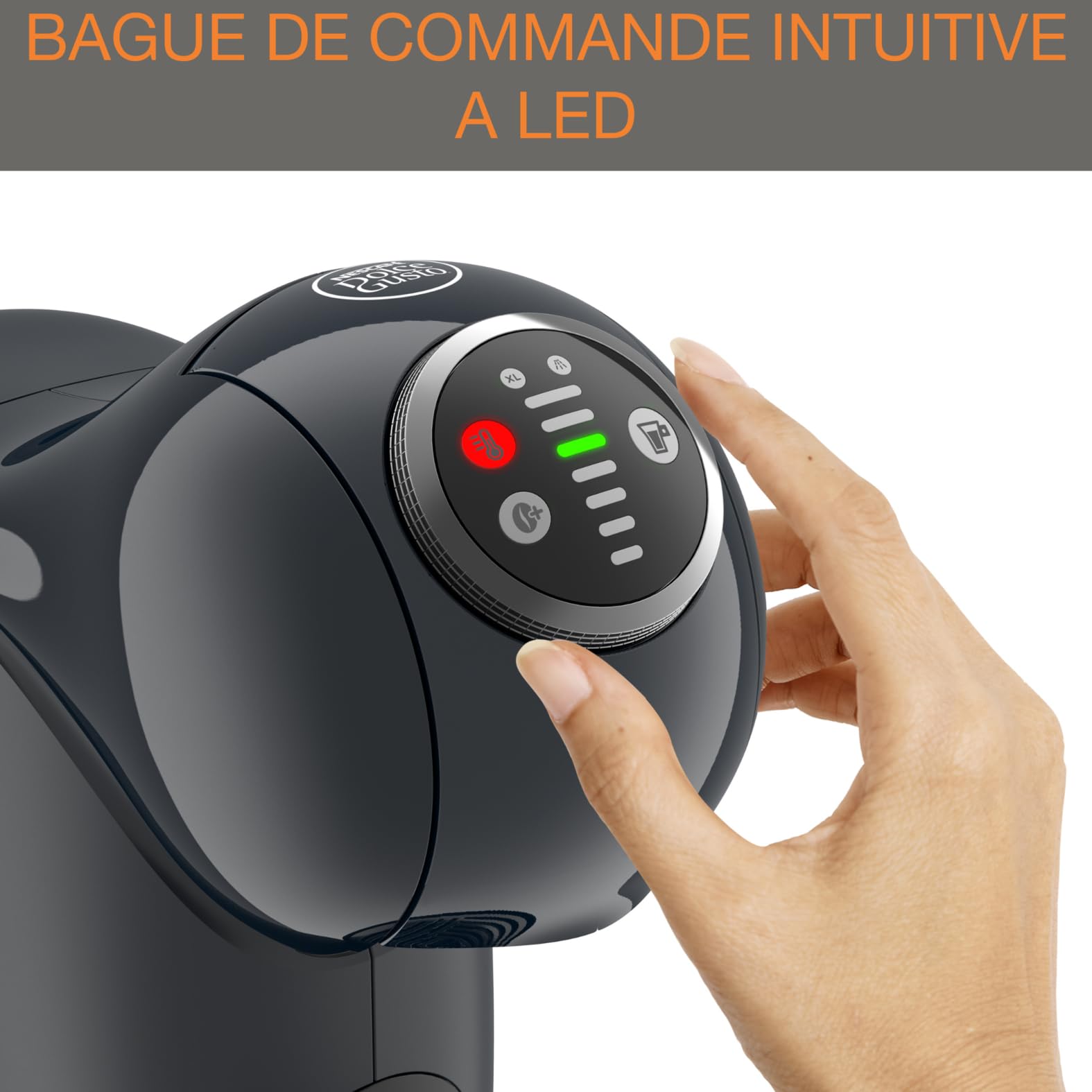 Machine à Café Genio S Plus Gris KP340B10 – Fonction XL | Valerix