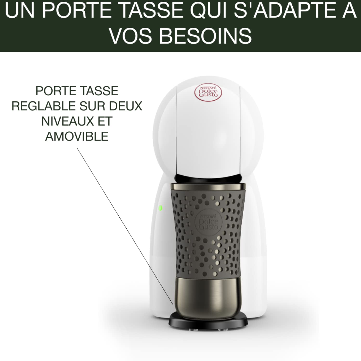 Machine à Café Piccolo XS Blanc/Rouge KP1A3110 – 15 Bars | Valerix