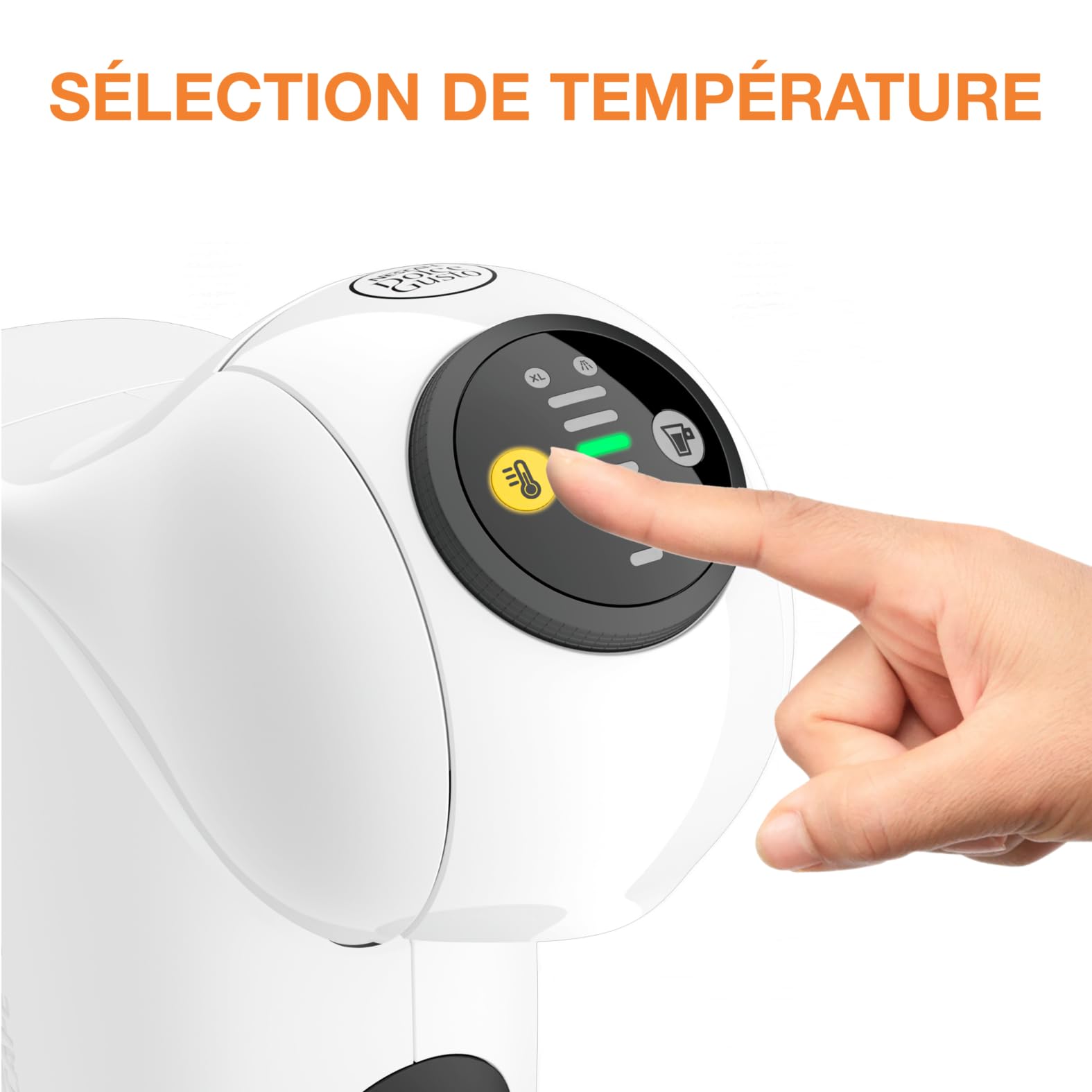 Machine à Café Genio S Blanche KP243110 – Capsules | Valerix