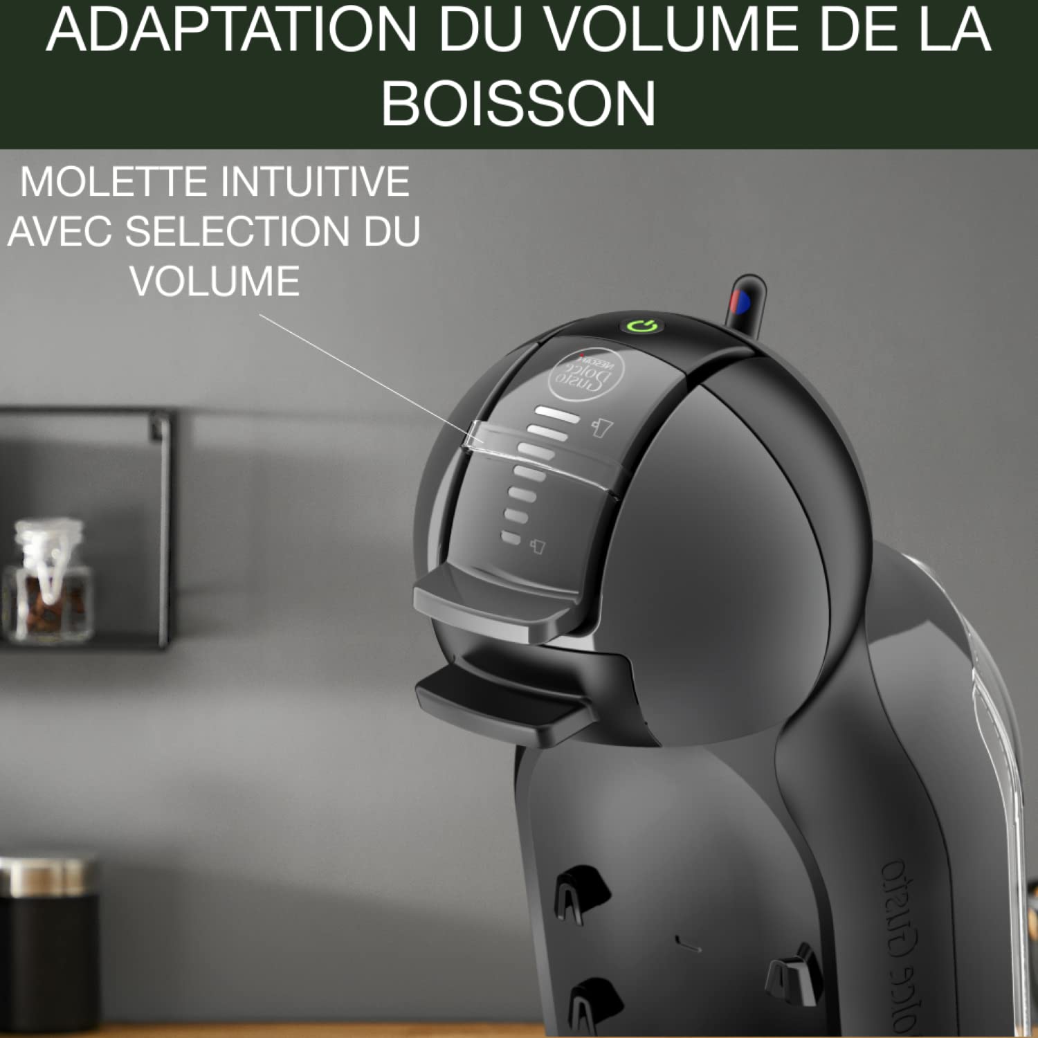 Machine à Café Noir/Anthracite KP123810 – 15 Bars 0,8 L | Valerix