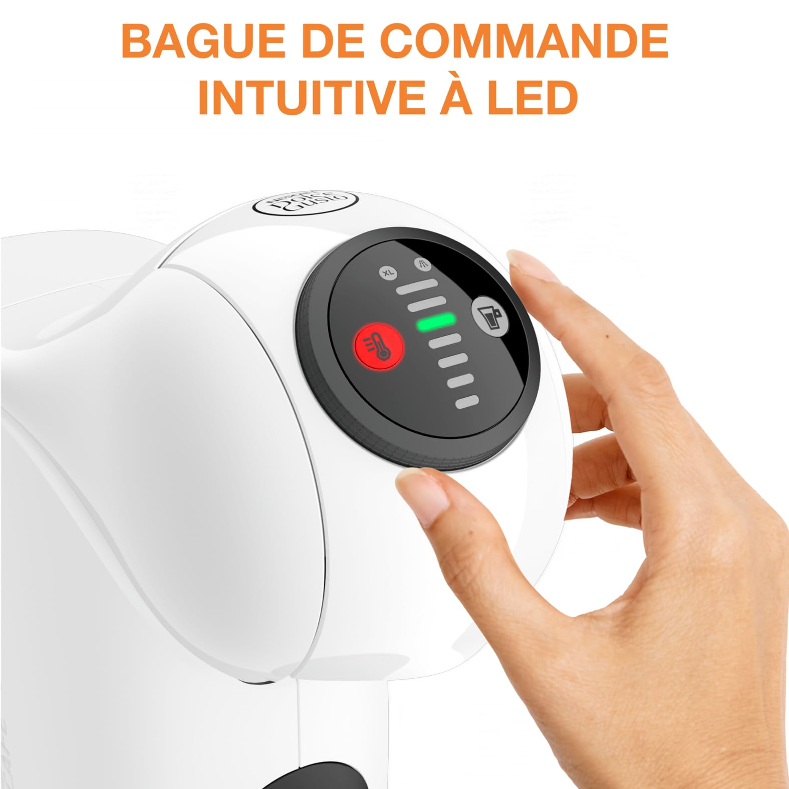 Machine à Café Genio S Blanche KP243110 – Capsules | Valerix