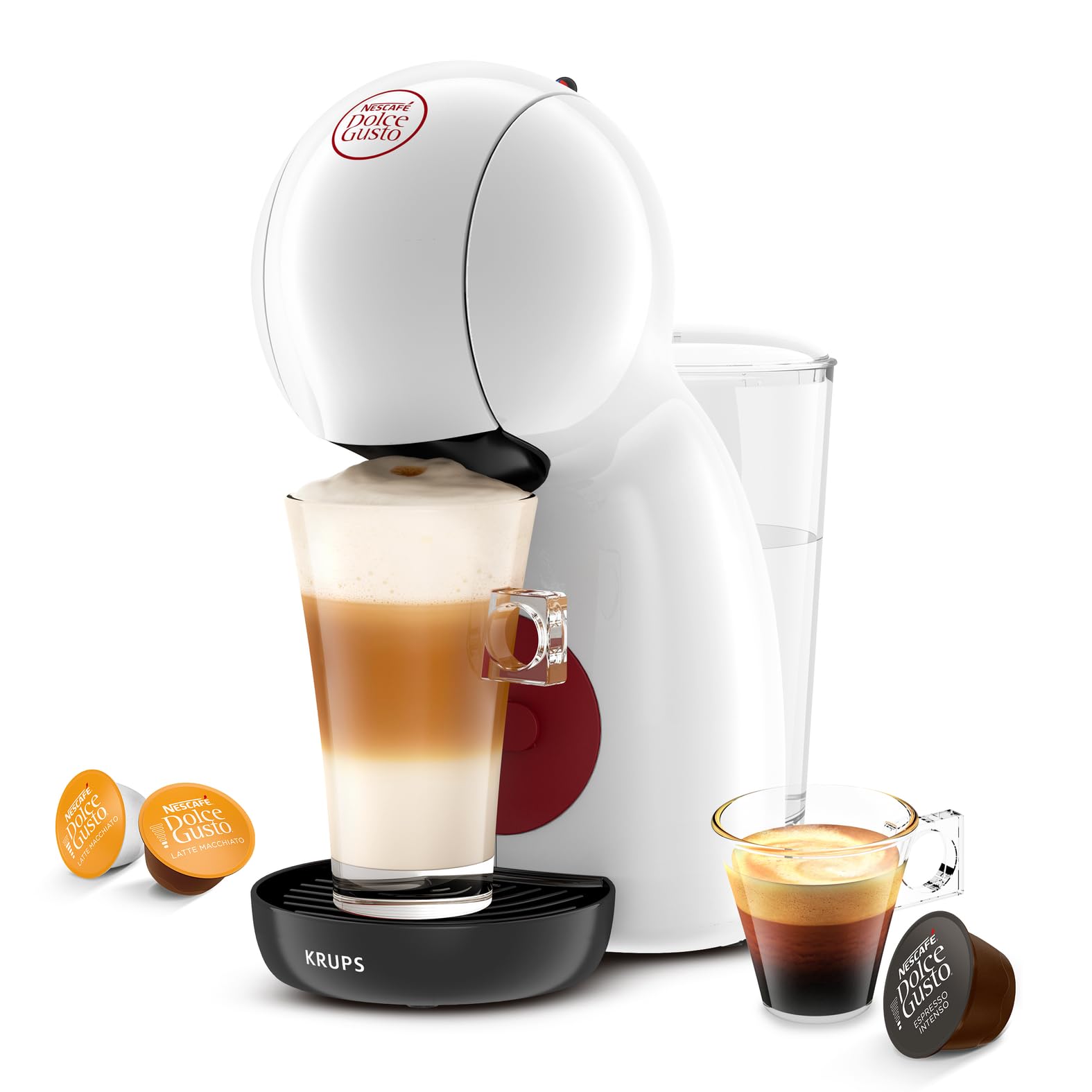 Machine à Café Piccolo XS Blanc/Rouge KP1A3110 – 15 Bars | Valerix