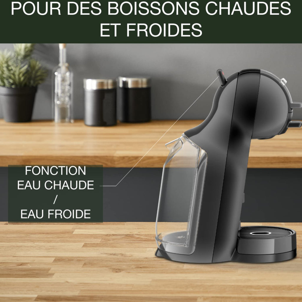 Machine à Café Noir/Anthracite KP123810 – 15 Bars 0,8 L | Valerix