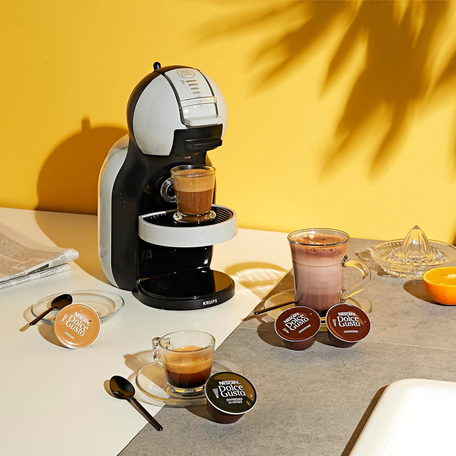 Machine Expresso Mini Me Grise – Automatique 0,8 L | Valerix