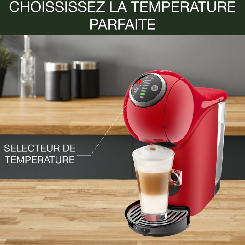 Machine à Café Genio S Plus Rouge KP340510 – 15 Bars | Valerix