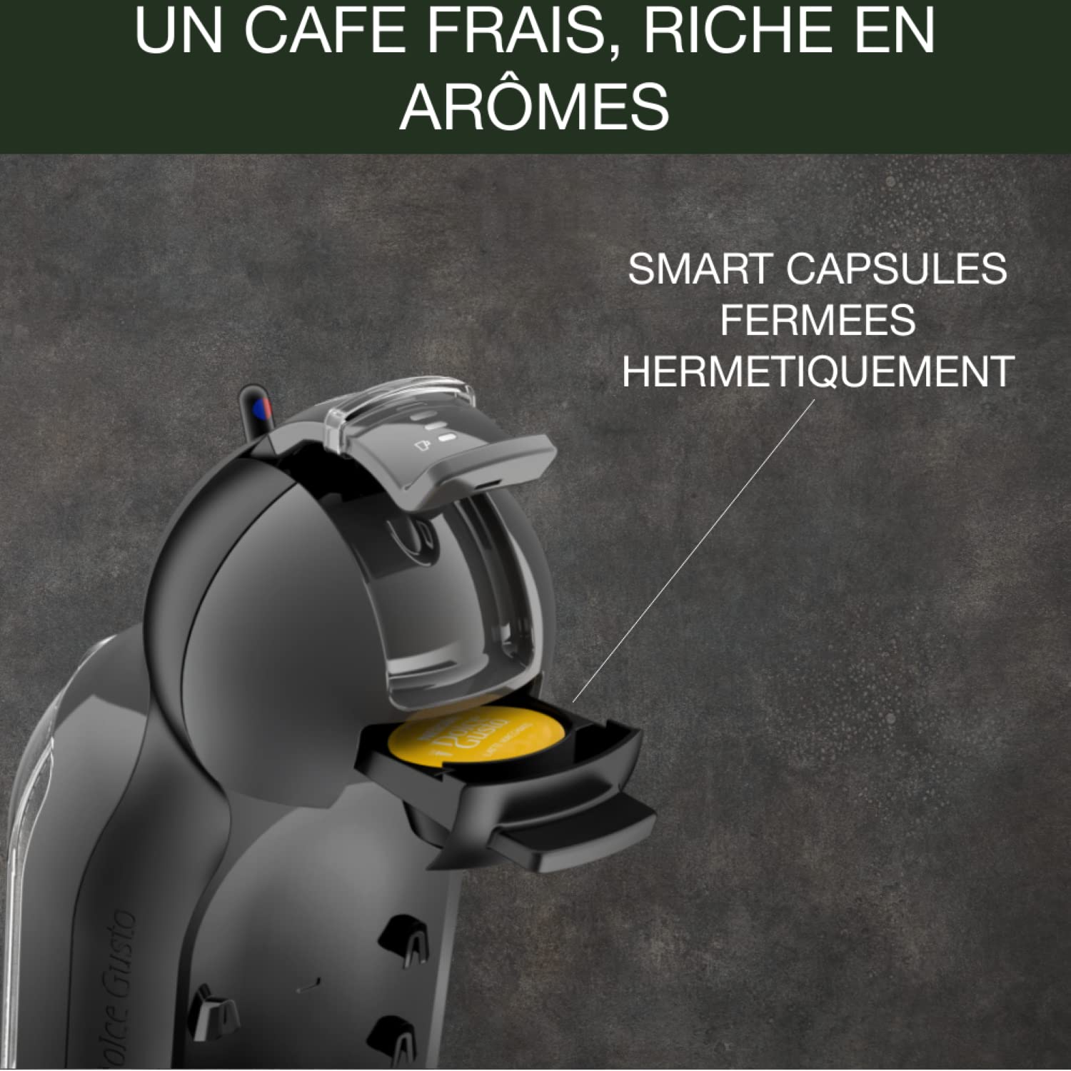 Machine à Café Mini Me Noir/Gris YY1500FD – 15 Bars | Valerix